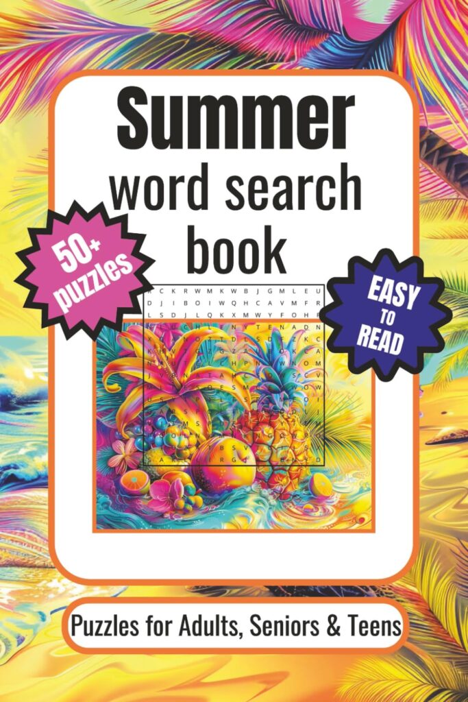 Summer Word Search Book 1 Summer Word Search Book 71v1HcOCsHL. SL1499