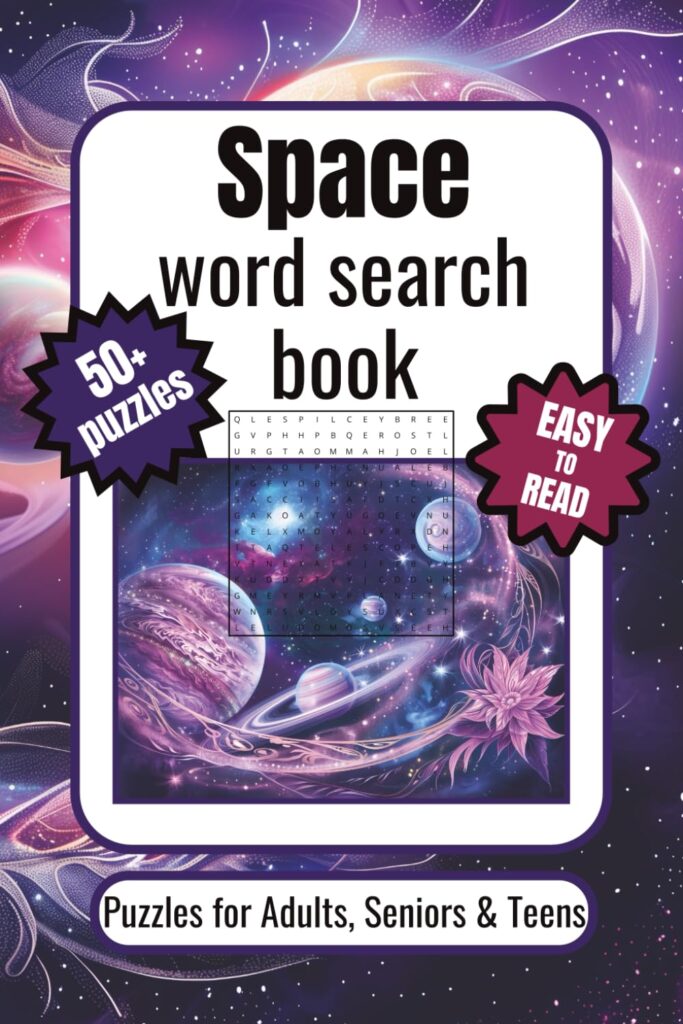Space word search book 1 Space word search book Space word search book